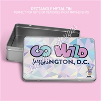 Rectangle Metal Tin | GO Wild DC Prism