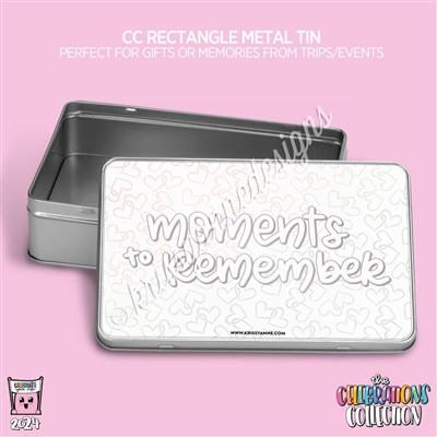 2024 CC Rectangle Metal Tin | Moments to Remember
