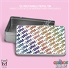 2024 CC Rectangle Metal Tin | Pride Pattern 1