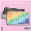 2024 CC Rectangle Metal Tin | Pride Pattern 2