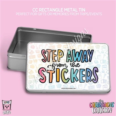 2024 CC Rectangle Metal Tin | Step Away