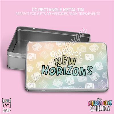 2024 CC Rectangle Metal Tin | New Horizons