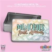 2024 CC Rectangle Metal Tin | Memories Last Forever