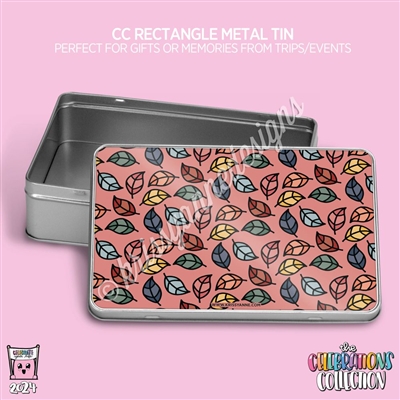 2024 CC Rectangle Metal Tin | Fall Pattern