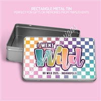 Metal Tin | 2025 I Went Wild Colorful (Indy)
