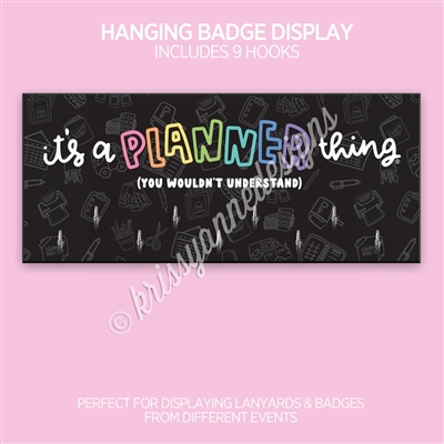 KAD Badge & Lanyard Display | Planner Thing