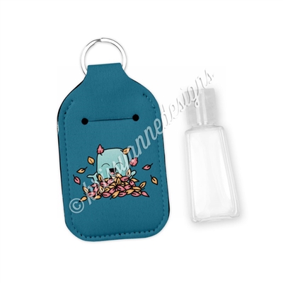 Rectangle Sanitizer Keychain - Fall Steve