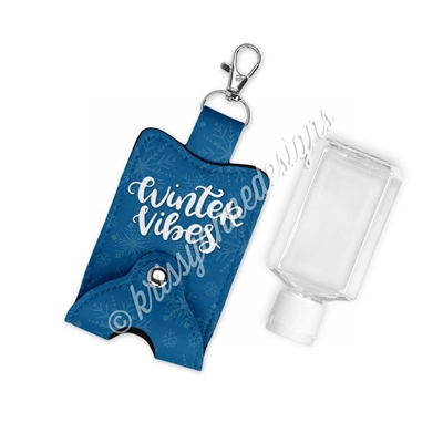 Snap Sanitizer Keychain - Winter Penguin