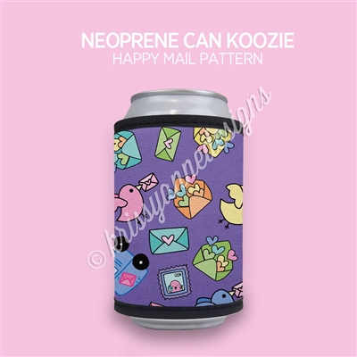 Can Koozie | Happy Mail Pattern