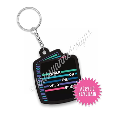 Small Acrylic Keychain - Wild Side Planner