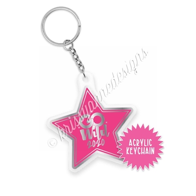 Small Acrylic Keychain - GW2020 Logo Star