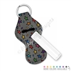 KAD Curvy Lip Balm Keychain - Star Doodles