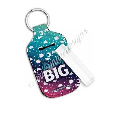 Rectangle Lip Balm Keychain - Dream BIG