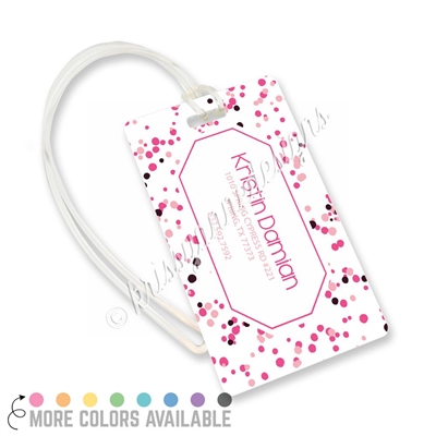 KAD Luggage Tag - Multi-Colored Spots