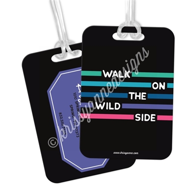 Metal Luggage Tag - Wild Side