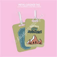 Metal Luggage Tag | New Horizons