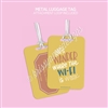 Metal Luggage Tag | Let's Wander