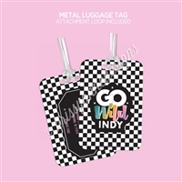 Metal Luggage Tag | 2025 GO Wild B&W (Indy)