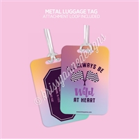 Metal Luggage Tag | Wild at Heart