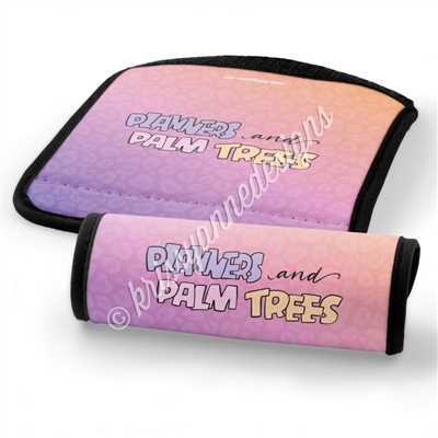 Luggage Handle Wrap - Planners & Palm Trees