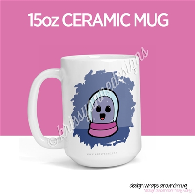 15oz Ceramic Mug - Celebrations Collection Winter Steve