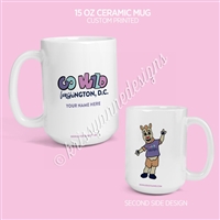15oz Ceramic Mug | GO Wild Llama