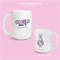 15oz Ceramic Mug | 2024 GO Wild Llama