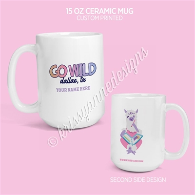 15oz Ceramic Mug | 2024 GO Wild Llama