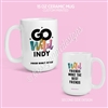 15oz Ceramic Mug | Wild Friends (GW Indy)