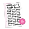 Mini Script Sheet - Rather Be Planning