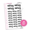 Mini Script Sheet - Speech Therapy