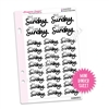 Mini Script Sheet - Self Care Sunday
