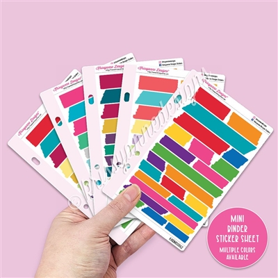 Mini Decoration Sheet - Jagged Strips