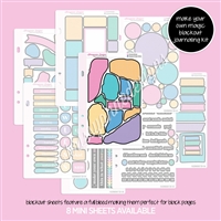 Mini Blackout Journaling Sticker Sheets | Make Your Own Magic