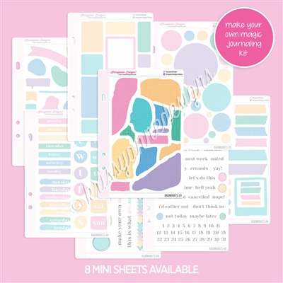 Mini Journaling Sticker Sheets | Make Your Own Magic