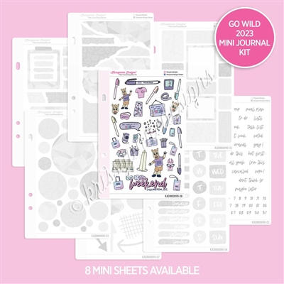Mini Journaling Sticker Sheets | Wild in Washington