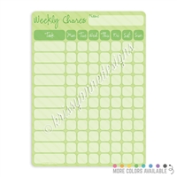 Chore Chart Dry Erase Board - 9x12