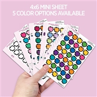 Mini Blackout Sticker Sheet | Small Splatter