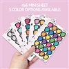 Mini Blackout Sticker Sheet | Sticky Note Doodles