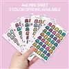 Mini Blackout Sticker Sheet | Steve Sampler