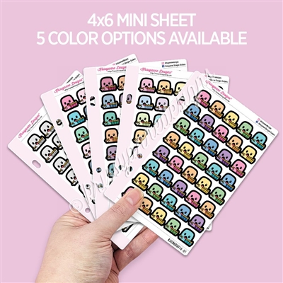 Mini Blackout Sticker Sheet | Popcorn Steve