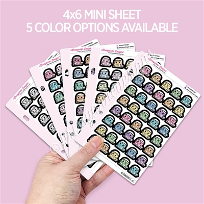 Mini Blackout Sticker Sheet | Dentist Steve