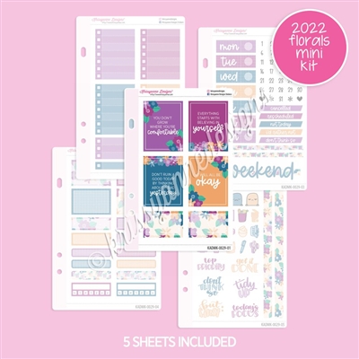 Mini Planner Kit | 2022 April Floral