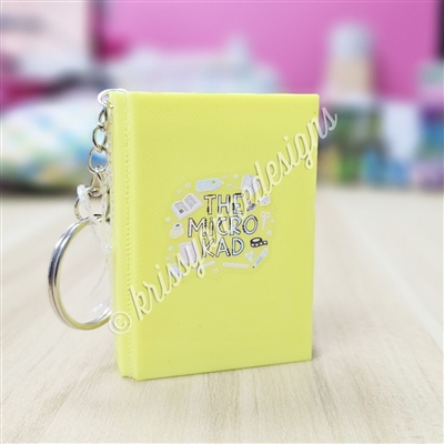 Micro KAD Keychain (Micro Sticker Sheets Included) | Yellow