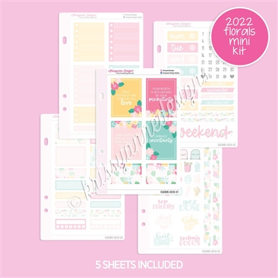 Mini Planner Kit | 2022 May Floral