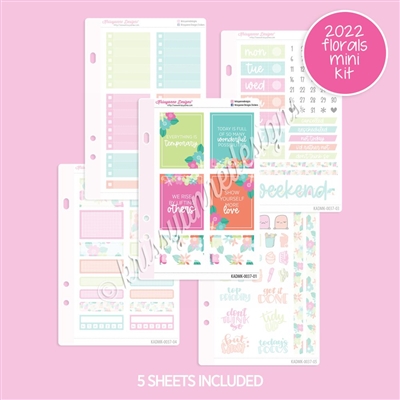 Mini Planner Kit | 2022 October Floral