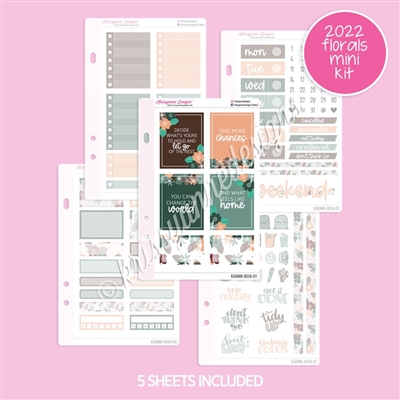 Mini Planner Kit | 2022 November Floral