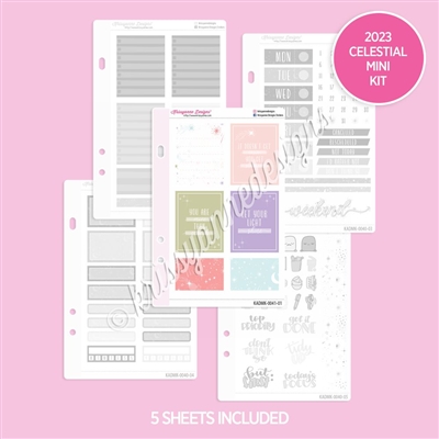 Mini Planner Kit | 2023 February Celestial