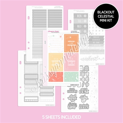 Mini Blackout Planner Kit | 2023 March Celestial