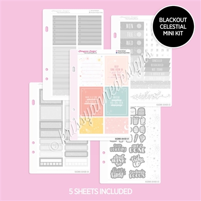 Mini Blackout Planner Kit | 2023 May Celestial